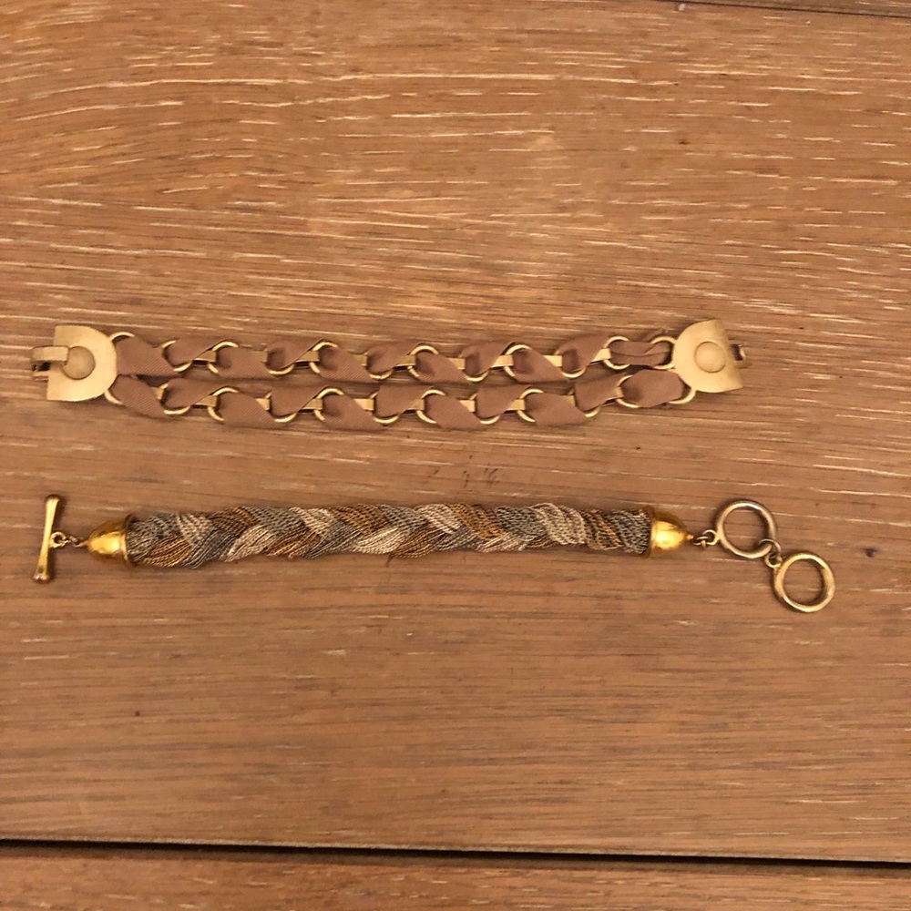 Banana republic statement bracelets